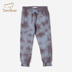 Eco friendly children tie dye sweatpants bamboo kids sweatpants sustainable children Jogger pants