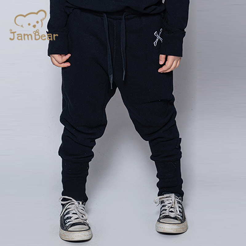 Organic cotton sweatpants printed eco friendly children Jogger pants sustainable kids sweatpants kids jofgger pant