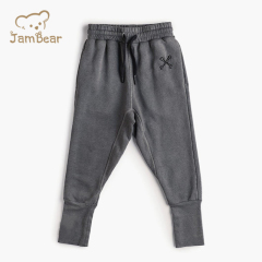 Organic cotton sweatpants printed eco friendly children Jogger pants sustainable kids sweatpants kids jofgger pant