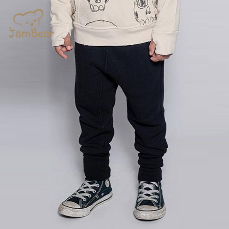 Organic cotton sweatpants printed eco friendly children Jogger pants sustainable kids sweatpants kids jofgger pant