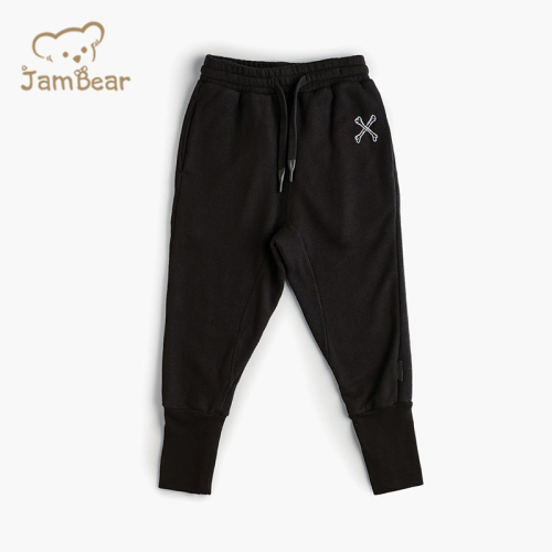 Organic cotton sweatpants printed eco friendly children Jogger pants sustainable kids sweatpants kids jofgger pant