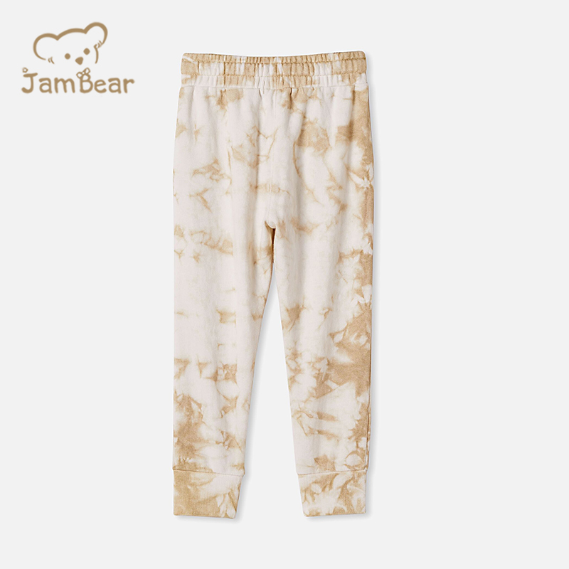 Eco friendly children tie dye sweatpants bamboo kids sweatpants sustainable children Jogger pants