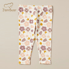 Print baby organic cotton leggings sustainable eco friendly organic leggings organic baby leggings baby pant