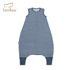 Jambear Organic cotton newborn sleep bag Custom toddler Weighted sleep sack with feet baby sleeping bag with slit legging
