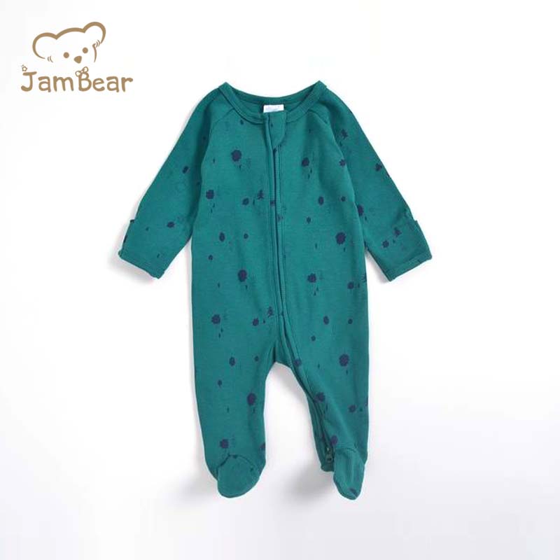 100% organic cotton rib baby romper ribbed infant onesie long sleeve ribbed baby clothes ribbed infant zip onesie