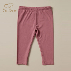 Sustainable baby leggings pants organic cotton toddler leggings eco friendly infant organic leggings baby pant