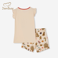 Organic bamboo two piece sleepers eco friendly kids bamboo pajama sustainable pajamas bamboo children kids pyjamas sleepwear