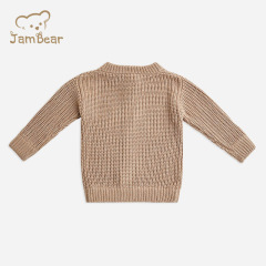 chunky knit rib sweater child 100% organic cotton yarn knitted kids jumpers rib knit kids sweaters girls pink knit chunky