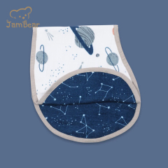 Jambear Organic Muslin Burp Cloth eco-friendly organic bamboo Burp Cloths set Baby burp bibs
