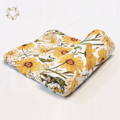 Organic bamboo muslin baby blanket sustainable newborn blanket eco friendly baby blankets for newborn
