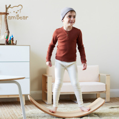 Organic Ribbed Henley shirt baby henley rib knit tee kids ribbed henry tshirt