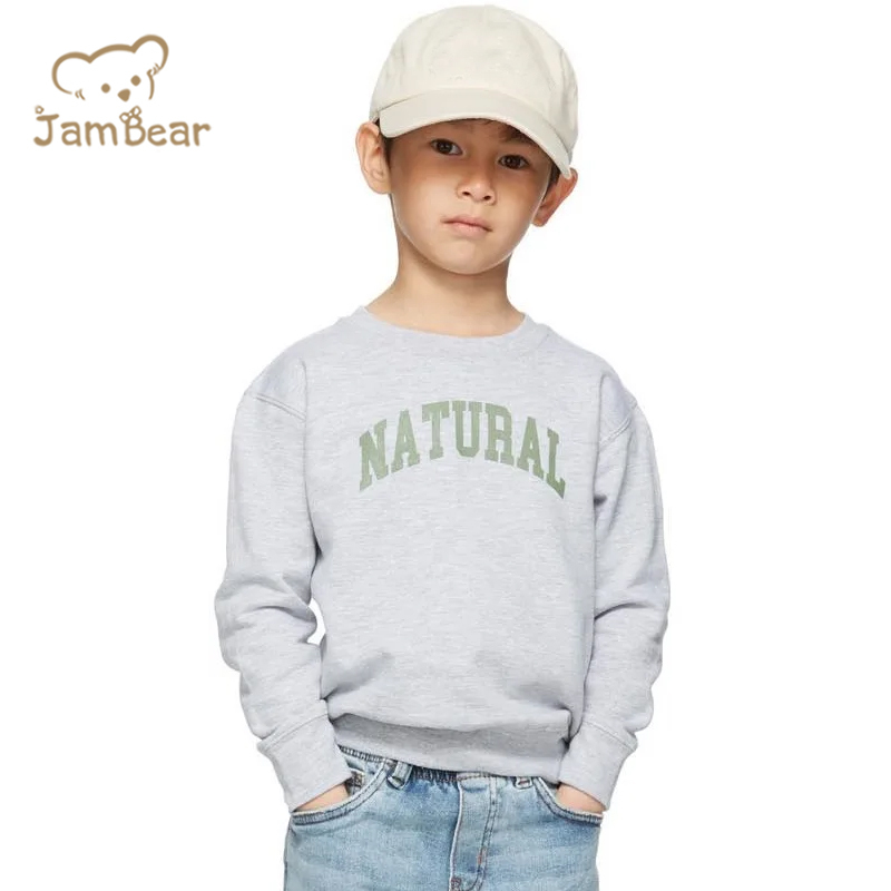 JamBear Organic Hoodie for Kids Toddler Hoodie cotton baby clothes hoodie sustainable Organic cotton baby boy sweatshirt