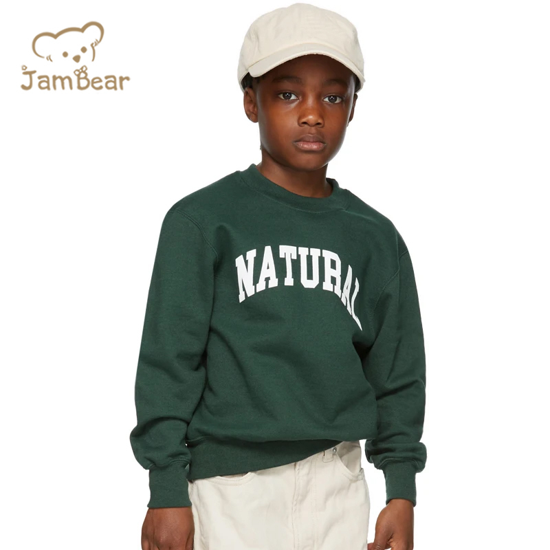 JamBear Organic Hoodie for Kids Toddler Hoodie cotton baby clothes hoodie sustainable Organic cotton baby boy sweatshirt