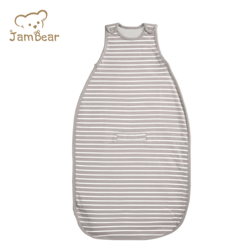 Jambear Organic cotton newborn sleep bag sleeveless baby sleeping sack cotton jersey sleepsack Basic Baby Sleeping Bag