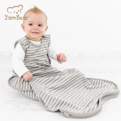 Jambear Organic cotton newborn sleep bag sleeveless baby sleeping sack cotton jersey sleepsack Basic Baby Sleeping Bag