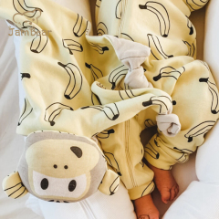 JamBear Organic Cotton Soft Baby Comforter biankets Stuffed Animal Plush Organic Cotton Baby Comforter Baby Security Blankie