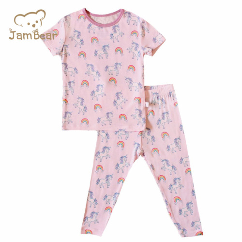 JamBear children Loungewear bamboo toddler pyjama bamboo pyjamas Eco-friendly baby sleepwear baby pyjamas set