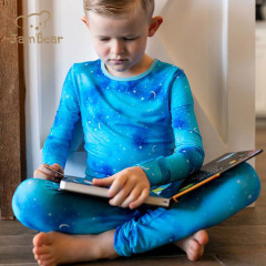 JamBear children Loungewear bamboo toddler pyjama bamboo pyjamas Eco-friendly bamboo baby sleepwear baby pyjamas set