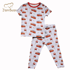 JamBear children Loungewear bamboo toddler pyjama bamboo pyjamas Eco-friendly baby sleepwear baby pyjamas set