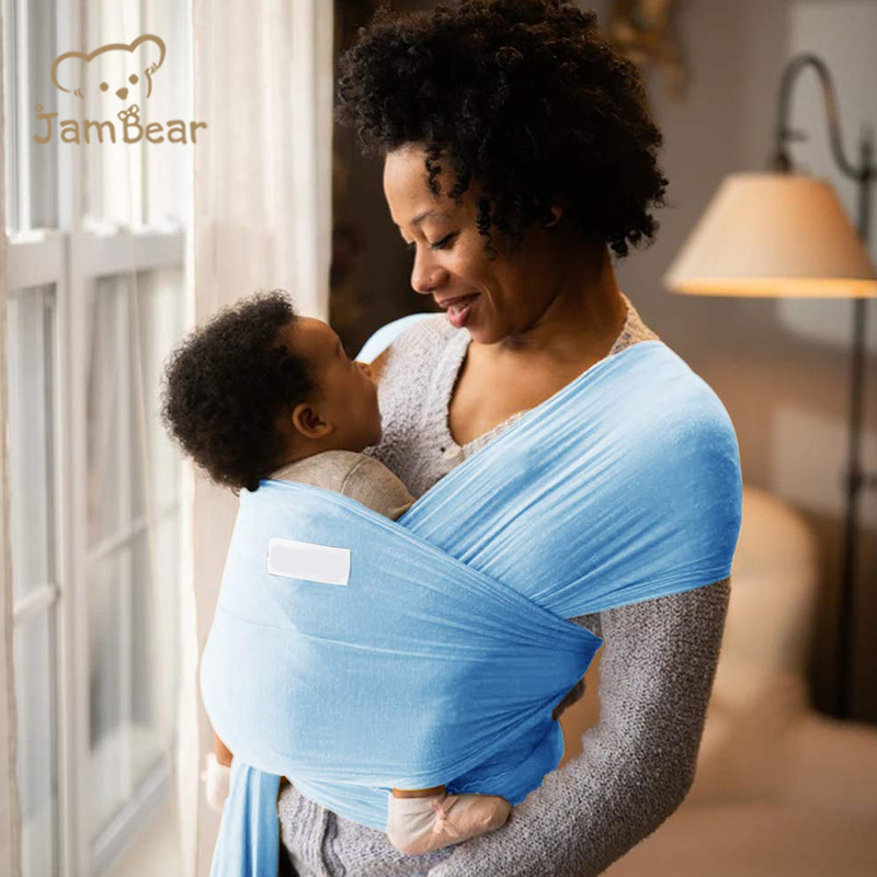 Jambear Organic baby wrap carrier sling Eco-friendly baby carrier wrap organic Bamboo baby wrap sling carrier