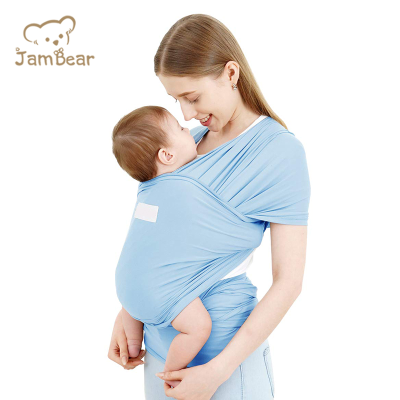 Jambear Organic baby wrap carrier sling Eco-friendly baby carrier wrap organic Bamboo baby wrap sling carrier