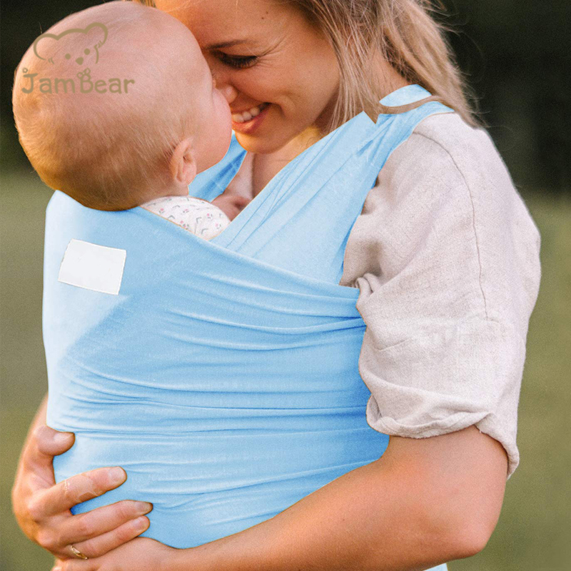 Jambear Organic baby wrap carrier sling Eco-friendly baby carrier wrap organic Bamboo baby wrap sling carrier