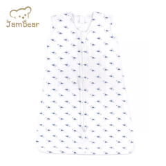 Jambear Natural sleeveless baby sleep suit Organic cotton jersey baby sleep sack Newborn Printed Sleeping summer Bag baby sleep sack