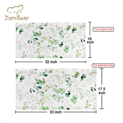 JamBear Organic bamboo Baby Changing Pad Cover Cradle Mattress Sheets Baby Diaper Crib Sheet organic baby bed sheet set