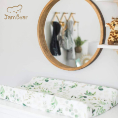 JamBear Organic bamboo Baby Changing Pad Cover Cradle Mattress Sheets Baby Diaper Crib Sheet organic baby bed sheet set