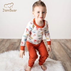 JamBear Organic toddler christmas pajamas bamboo christmas pajamas for kids christmas pajamas children sleepwear baby jammies