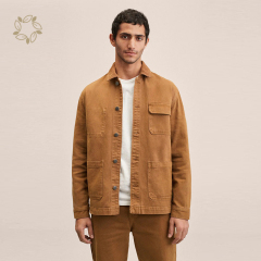 Sustainable overshirtshirt mens organic cotton shirts for men eco friendly casual long sleeve shirt