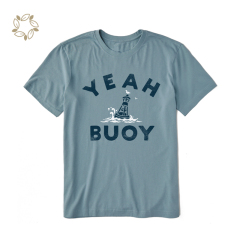 Sustainable men's summer t-shirts organic cotton plain t shirts for printing eco friendly short sleeve t shirt men