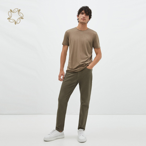 Short sleeve lyocell tshirt for men sustainableeco friendly men's t shirt Lyocell t shirt lyocell organic cotton tee