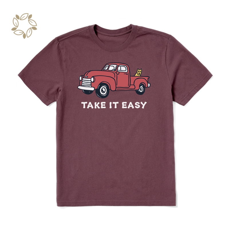 Sustainable men's summer t-shirts organic cotton plain t shirts for printing eco friendly short sleeve t shirt men