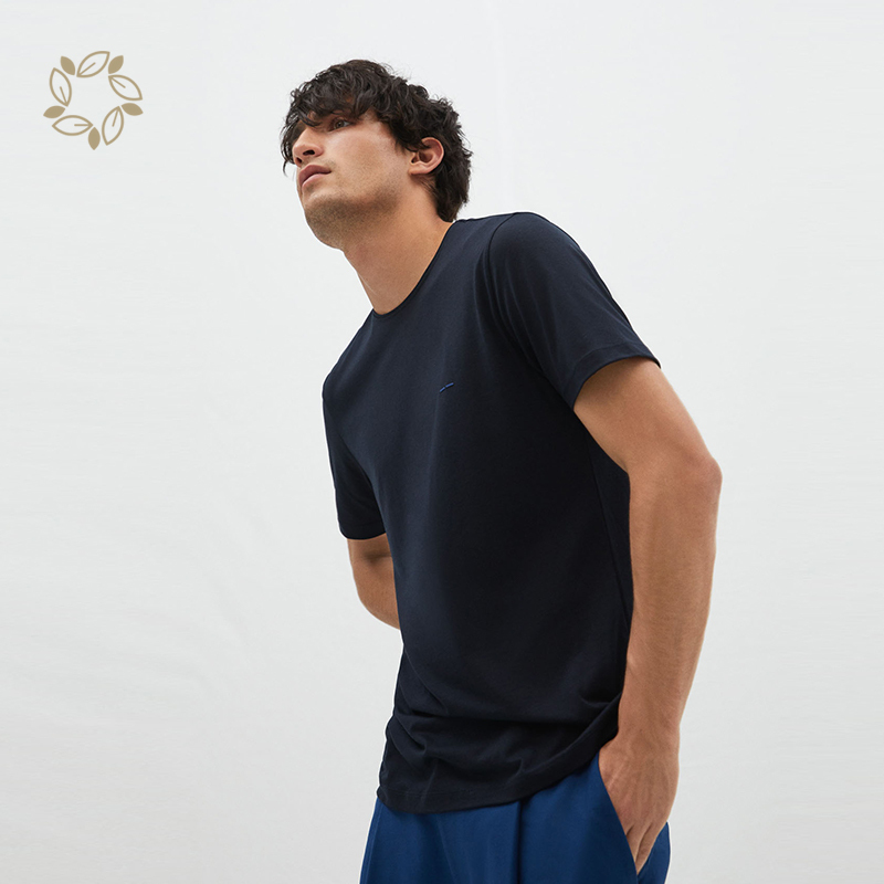 Short sleeve lyocell tshirt for men sustainableeco friendly men's t shirt Lyocell t shirt lyocell organic cotton tee