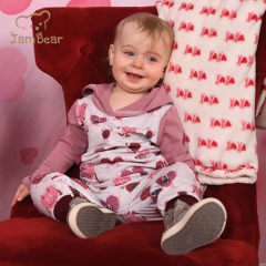 Jambear Organic Baby Sleeper cotton toddler zip infants onesie Zipper Long Sleeve baby hooded romper girl jumpsuit baby clothes