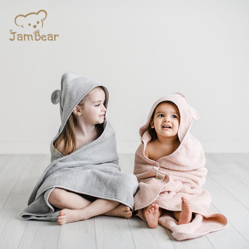 Sustainable Baby Hooded Towel Organic Cotton Bath Towel Eco Friendly Baby Hooded Bath Towels