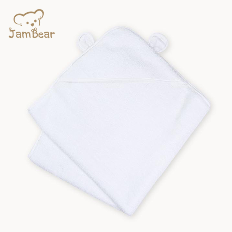 Sustainable Baby Hooded Towel Organic Cotton Bath Towel Eco Friendly Baby Hooded Bath Towels