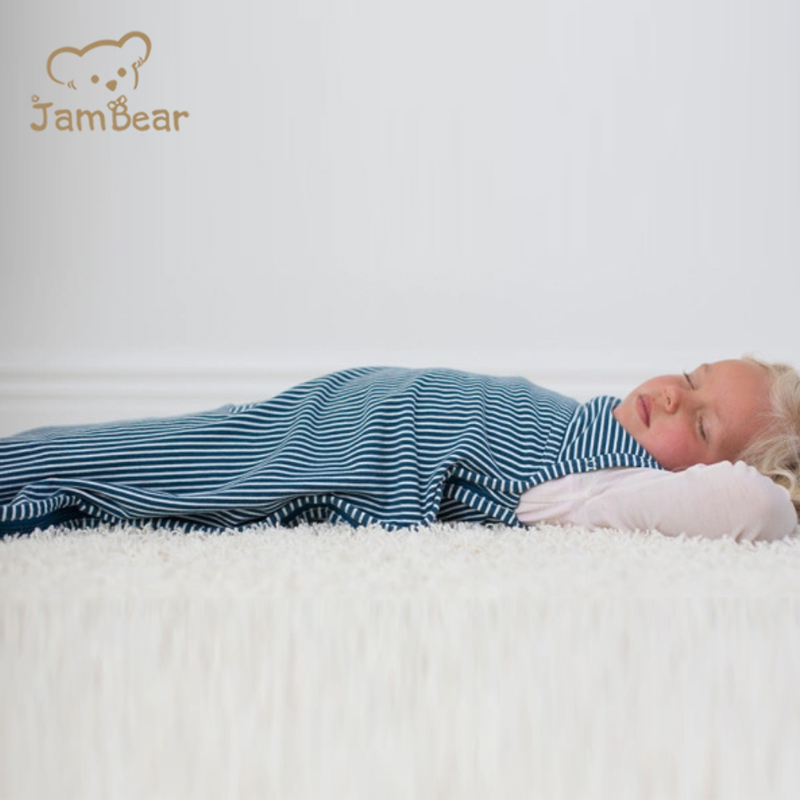 Jambear Organic sleeveless baby sleep sack sleeping bag with arms baby cotton jersey newborn sleep bag