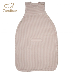Jambear Organic sleeveless baby sleep sack sleeping bag with arms baby cotton jersey newborn sleep bag