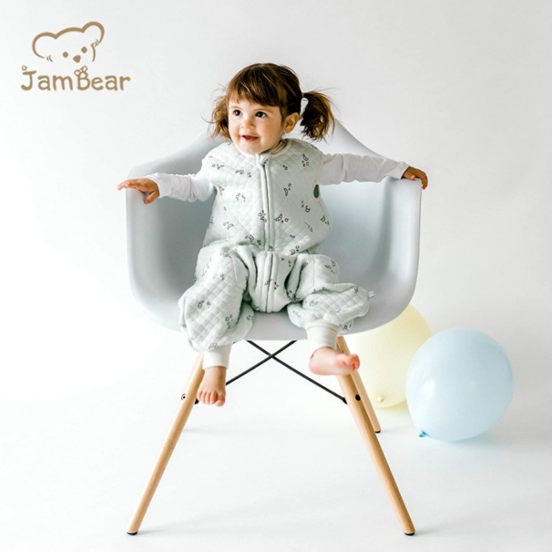 Jambear Organic cotton newborn sleep bag Sleeping Sacks for Toddlers Baby sleep Bag With Feet
