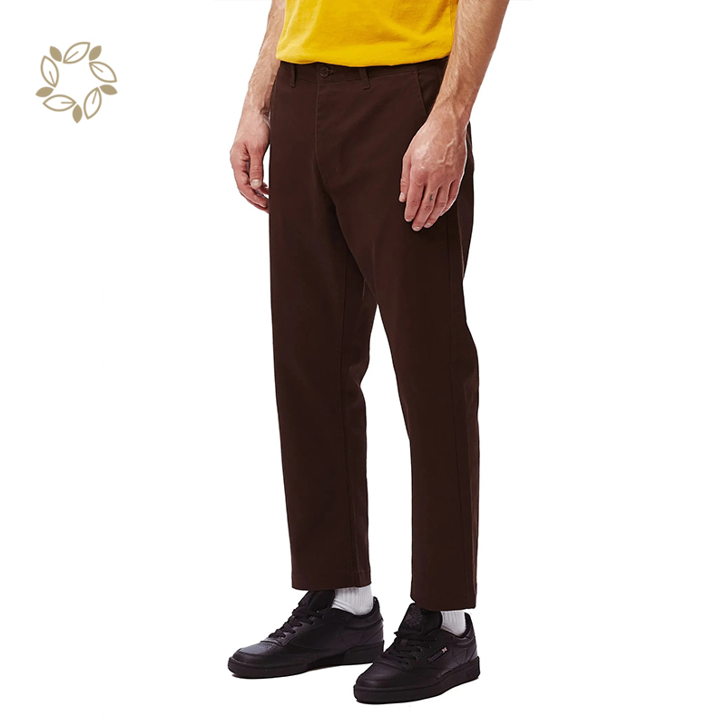 Organic bamboo straggle flooded pant sustainable men's pants & trousers eco friendly pant for men