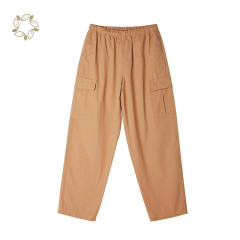 100% Organic cotton cargo pants men sustainable custom cargo pants eco friendly custom cargo pants