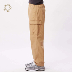100% Organic cotton cargo pants men sustainable custom cargo pants eco friendly custom cargo pants