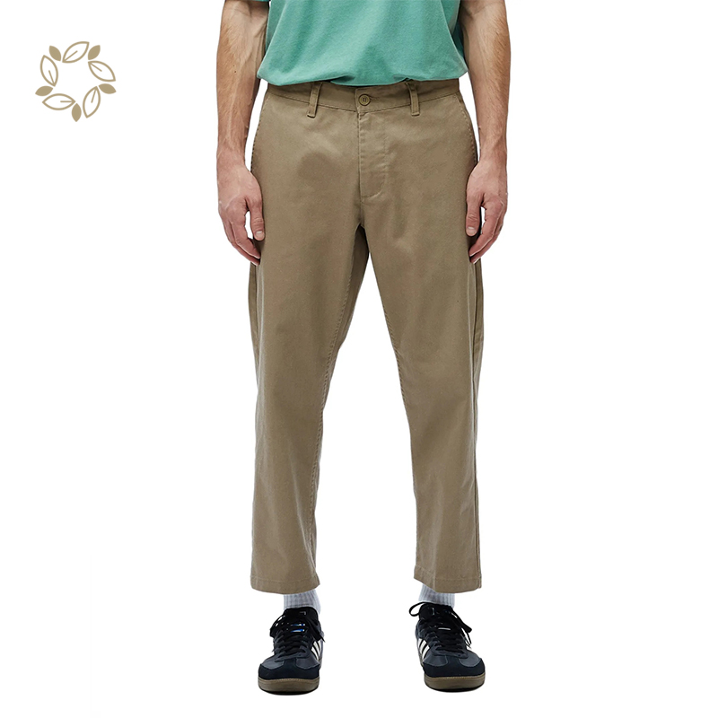 Organic bamboo straggle flooded pant sustainable men's pants & trousers eco friendly pant for men
