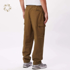 100% Organic cotton cargo pants men sustainable custom cargo pants eco friendly custom cargo pants