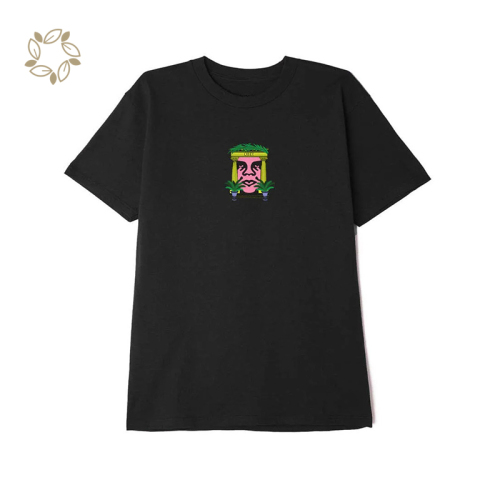 Sustainable printed t-shirts for men 100% organic cotton t shirt for men eco friendly men t shirt short sleeve