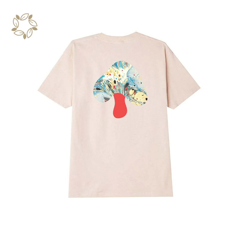 Sustainable printed t-shirts for men 100% organic cotton t shirt for men eco friendly men t shirt short sleeve