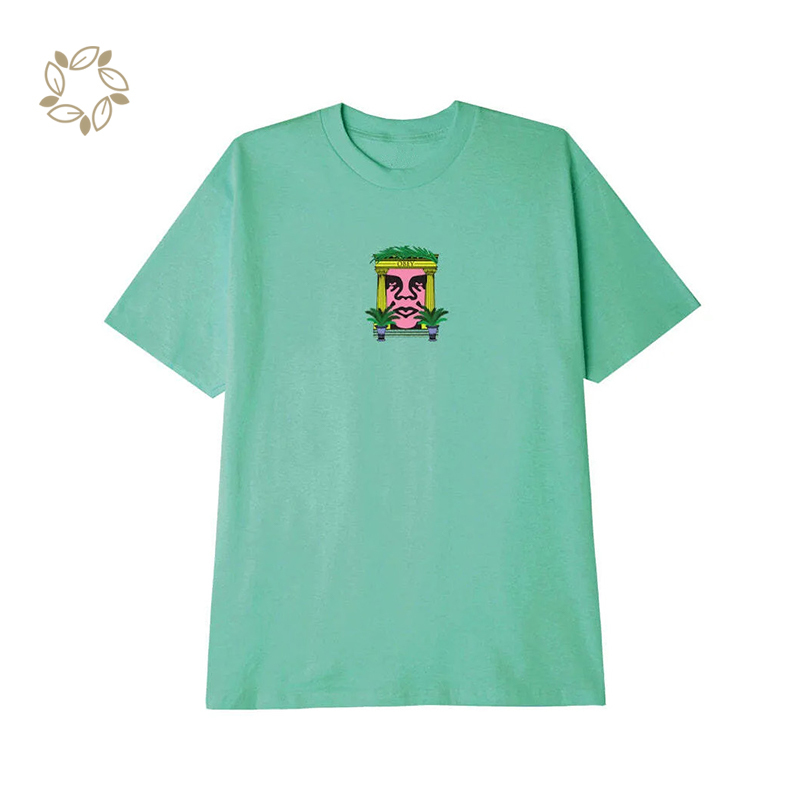 Sustainable printed t-shirts for men 100% organic cotton t shirt for men eco friendly men t shirt short sleeve
