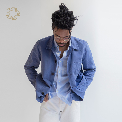 Organic Cotton oxford shirt sustainable shirts for men long sleeve men's shirts eco friendly camisas